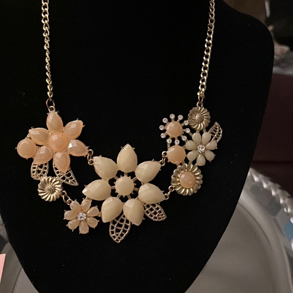 Light Pink costume necklace